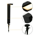 thumbnail image 4 of 3W Low Voltage Black Aluminum LED Outdoor Landscape Path Lights (4-pack), 4 of 9