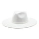 thumbnail image 3 of Sombrero de ala ancha, sombrero de copa, vestido de playa, cosplay, gorra de compromiso, mujeres, pesca, novia Blanco, 3 of 9