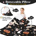 thumbnail image 3 of Playful Halloween Ghosts Pattern Toddler Nap Mats for Kids Preschool,50"x20" Sleeping Mat Bag or Kids,Toddler Sleeping Bag,Toddler Nap Mat or Daycare, 3 of 6