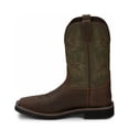 thumbnail image 3 of Bota de trabajo Justin Driller 11 con punta cuadrada de acero para hombre, color ámbar, 3 of 7