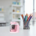 thumbnail image 5 of PRETXORVE Pencil Roller Student Stationery Semi-automatic Pencil Sharpener Machine Small Student Pencil Automatic Sharpener, 5 of 6