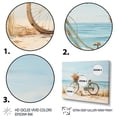 thumbnail image 3 of Designart "Bicycle Calm Pedaling By The Beach V" Transportation Canvas Print, 3 of 5