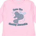 thumbnail image 4 of Inktastic Save the Chubby Mermaids with Cute Manatees Boys or Girls Long Sleeve Toddler T-Shirt, 4 of 5
