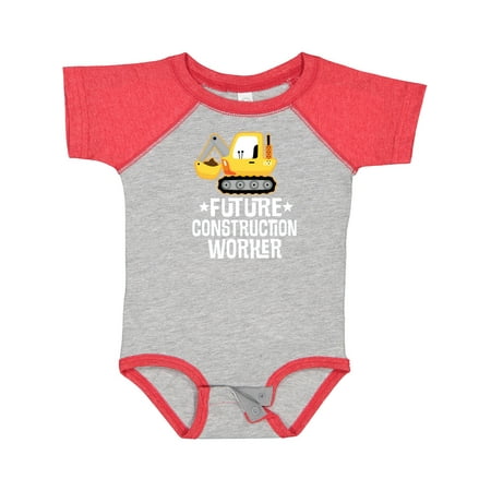 

Inktastic Future Construction Worker Shovel Truck Gift Baby Boy Bodysuit