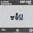 thumbnail image 2 of Kalair GFX Graphics Kit for Honda CRF110F (2019-2023) Core Series, 2 of 5