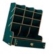 thumbnail image 1 of Organizador de bolígrafos de madera para oficina, organizador de escritorio multifuncional con múltiples rejillas. Verde, 1 of 9