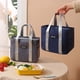thumbnail image 2 of Wosthever Bolsa de almuerzo escolar para niños, bolsas refrigeradoras reutilizables, bolsa de almuerzo impermeable para estudiantes, fiambrera Almacenamiento y organización del hogar beige, 2 of 6