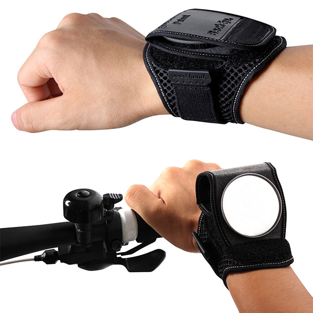 360° Adjustable Armband Rearview Bicycle Mirror Wrist Band Bike Rear View Mirror