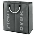 thumbnail image 2 of Double Laundry Hamper With Lid And Removable Laundry Bags, Collapsible, 2 of 5