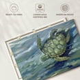 thumbnail image 6 of Elephant Stock East Point Sea Turtle Wall Art - Horizontal Canvas Wall Art - Living Room Wall Decor - Animal Canvas - Blue And Green Decor By Paul Brent - 39" x 26", 6 of 8