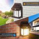 thumbnail image 4 of Outdoor Solar Wall Lamp, Waterproof Tungsten Lamp, Human Body Sensor Garden Lamp, Lighting Night Li, 4 of 5
