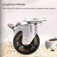 thumbnail image 2 of PUENTE 4Pcs/Set Cruiser Skateboard Wheels PU Wheels Long Board Cruiser Wheels with ABEC-9 Bearings, 2 of 5