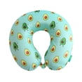 thumbnail image 2 of Vacay Everyday 2-Piece Travel Set - Memory Foam Travel Neck Pillow and Eye Mask, Avocado Print, 2 of 4
