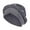 Gray, variant on Women Beading Braid India Hat Muslim Ruffle Chemo Beanie Turban Wrap Cap