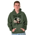 thumbnail image 3 of Popeye Tough Guys Eat Spinach Funny Men Big & Tall Graphic Hoodie Brisco Brands 2X, 3 of 3
