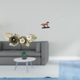 thumbnail image 2 of Arte de pared colgante, decoración de pared de metal, colgante de hierro nórdico, figura de caballo, escultura coleccionable de resina, hierro, ligero, 2 of 8