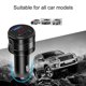 thumbnail image 1 of Bluetooth Car Fm Transmitter Dual Usb Charger Socket Aux Adapter Manos libres Carga rápida LingWen 8390615561204, 1 of 1