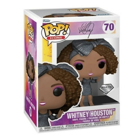 Funko POP! Icons Whitney Houston #70 [Diamond Collection] Exclusive