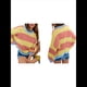 thumbnail image 3 of Suéteres Vintage para Mujer, Cuello Redondo, Larga, Estilo Preppy, de Punto, de Gran Tamaño Amarillo M, 3 of 7