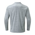 Mens Polo Shirts Long Sleeve Shirts Grey M