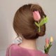 thumbnail image 4 of Pinzas para el cabello con forma de flor, pinzas para el cabello con forma de tulipán, pinzas para el cabello, accesorios para el cabello para mujeres y niñas, 4 of 8
