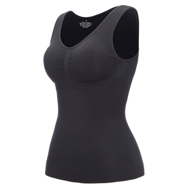 Harpily 2025 Shapers Women Shapewear Tank Tops Seamless Compression Vest Body Shaper Tank Top With Chest Pads