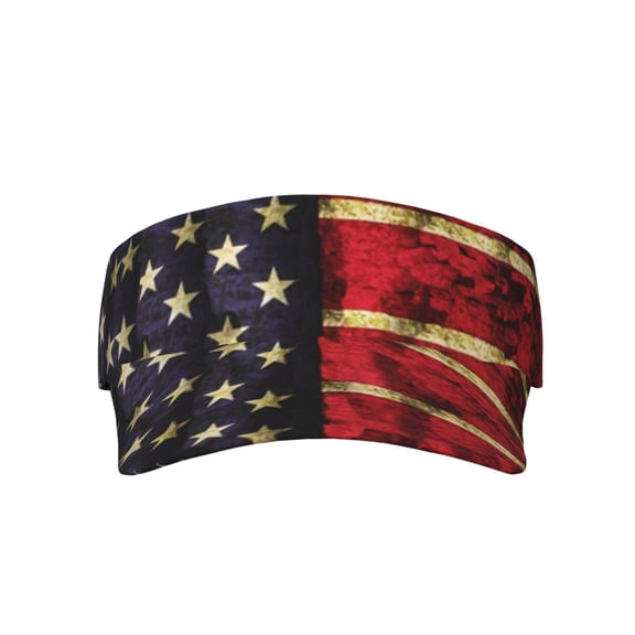 Us Flag Sports Sun Visor Hats Adjustable Sun Visor Caps For Women And Men