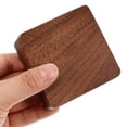 thumbnail image 3 of OULII 1 Set Medal Display Box for Badge and Medal Storage Box Light Brown Wood Square Protection Storage Home, 3 of 7