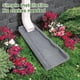 thumbnail image 4 of Caucho antisalpicaduras Rubber Downspout Splock, paquete de 2 canaletas para lluvia, color gris, 4 of 7