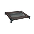 thumbnail image 4 of Cama elevada para perros con patas antideslizantes y transpirable para gatos y mascotas pequeñas y medianas. Marrón oscuro, 4 of 9