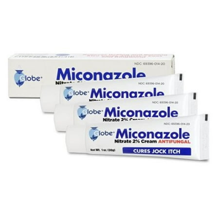 Miconazole Nitrate 2% Antifungal Cream for Athletes Foot & Jock Itch 1oz