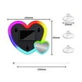 thumbnail image 7 of Agiufgs Heart Shaped Car Ambient, 45 High Brightness LED Beads with Multiple Colorful, for Vehicle Interior Decoration, Multicolor, 1pcs, 7 of 7