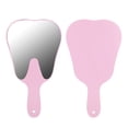 thumbnail image 2 of Espejo dental NikouMX en forma de diente blanco rosa morado, 2 of 8