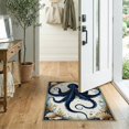 thumbnail image 2 of ODIKA Octopus Nautical Koi Tentacle Spotted Ship Cartoon Pirate Bathroom for Hallway, Study Room, Playroom, Non-Slip Low Profile, 2 of 7