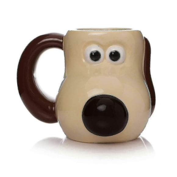 Hand-painted Cute Puppy Gromit Mug 3D Dog Ceramic Mug Cartoon Large Capacity Cup, Dishwasher Safe Breakfast Cup for Home & Gifts