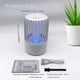 thumbnail image 3 of Lámpara asesina de mosquitos, repelente de insectos mosca Zapper, asesino eléctrico de insectos con luz UV, trampas de control de plagas recargables para interiores y exteriores, blanco Feliz Sencillez, 3 of 5