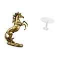 thumbnail image 4 of Figura de caballo hecha a mano, decoración de mesa para casa de muñecas, miniatura, jardín, , estanterías, chimenea, hoteles, mesa auxil, 4 of 7