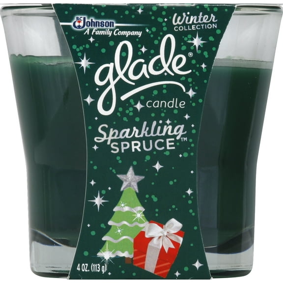 Glade Gld Hldy Candle Sparking Spruce 4oz