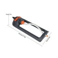 thumbnail image 3 of kurtrusly Adjustable Watering Coverage Oscillating Sprinkler For Lawn Easily CleanA Metal Sieve Located Orange black 1Set, 3 of 6