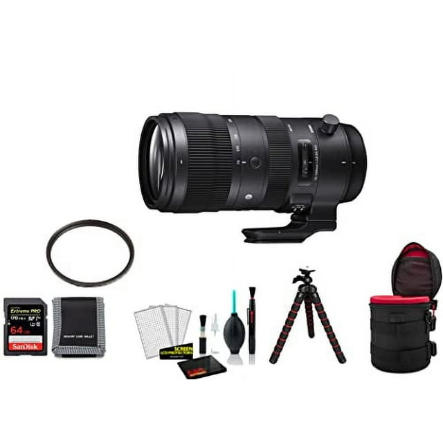 Sigma 70-200mm f/2.8 DG OS HSM Sports Lens for Canon EF with Memory Card (International Model)