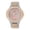 Two Tone Rose Gold, variant on Bling-ed Out Oblong Metal Mens Color on Blast Watch - 8475Color (Two Tone Rose Gold)
