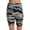 Black Grey Camouflage, variant on Just Love High Waist Biker Short for Women – 7” Stretch Yoga Workout Short (Green, X-Large)