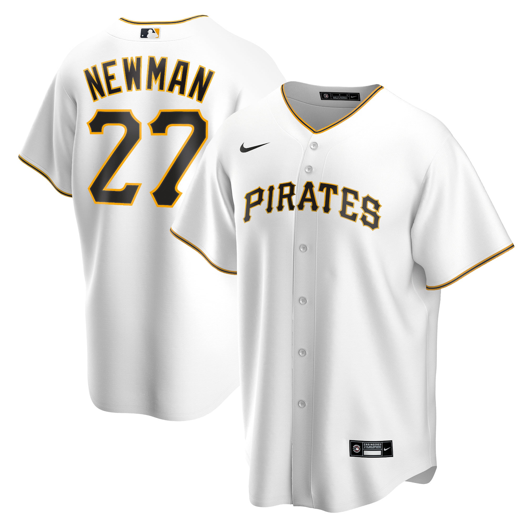Kevin Newman Pittsburgh Pirates Nike Home Replica Player ...