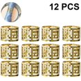 thumbnail image 2 of Napkin Rings Set Of 12,attractive Glossy Napkin Ring Metal Buckles,elegant Napkin Rings For Table Setting At The Wedding Parties Holiday Daily Family, 2 of 2