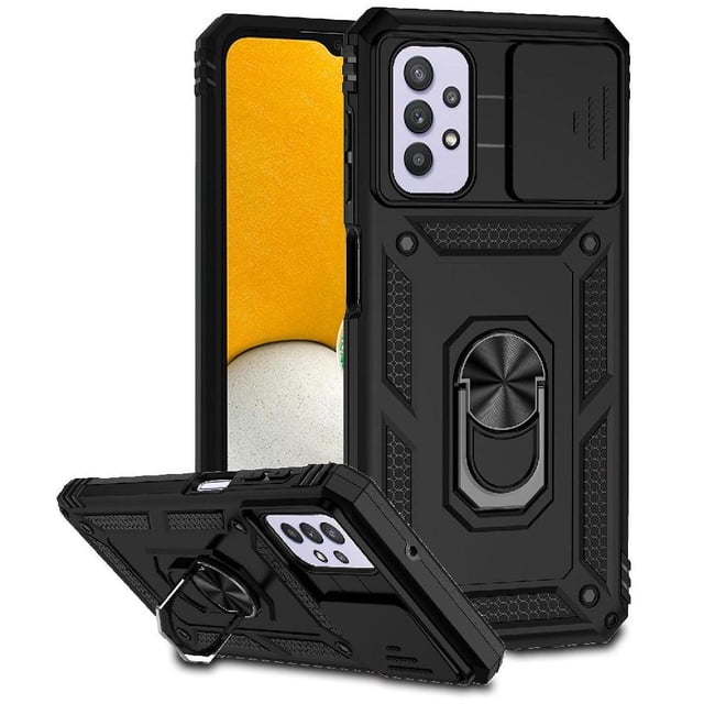 Estuche GANGXUN para Samsung Galaxy A32 5G, soporte giratorio 360°, estilo mecánico y magnético