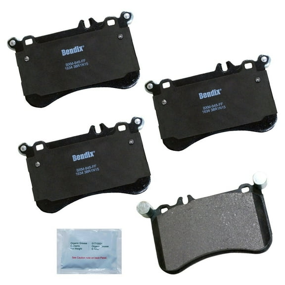 Bendix Brakes Disc Brake Pad Set Fits select: 2012-2018 MERCEDES-BENZ CLS, 2012-2014 MERCEDES-BENZ E 550 4MATIC