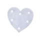 thumbnail image 1 of Inteprter Luz de modelado fiesta romántica corazón encantador iluminación decorativa multiusos DIY lámpara luminosa aniversario dormitorio hogar Kits de decoración para fiestas Inteprter HA070347-00, 1 of 6