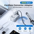 thumbnail image 3 of Convertidor de voltaje DOACE 350W 220V a 110V con cargador PD, 3 of 9