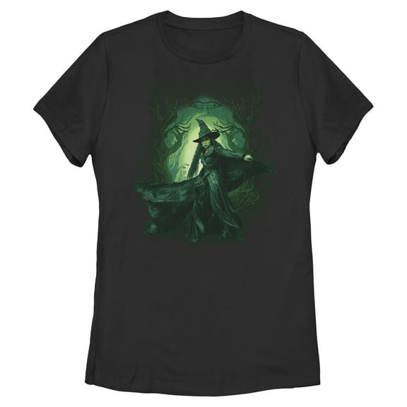 Womens Wicked: For Good Elphaba Green Forest T Shirt