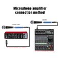 thumbnail image 4 of In Line Microphone Preamp, Lossless Amplification Dynamic Active Mic Gain Booster With 28dB Gain, Portable Mic Booster For Broadcasting Live Streaming, 4 of 8